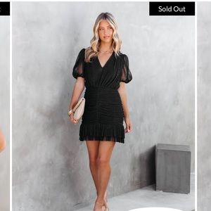 Black tulle VICI dress, size small